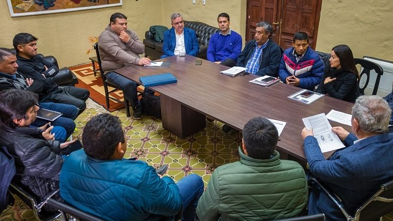Jalil recibió a la Federación Catamarqueña de Fútbol