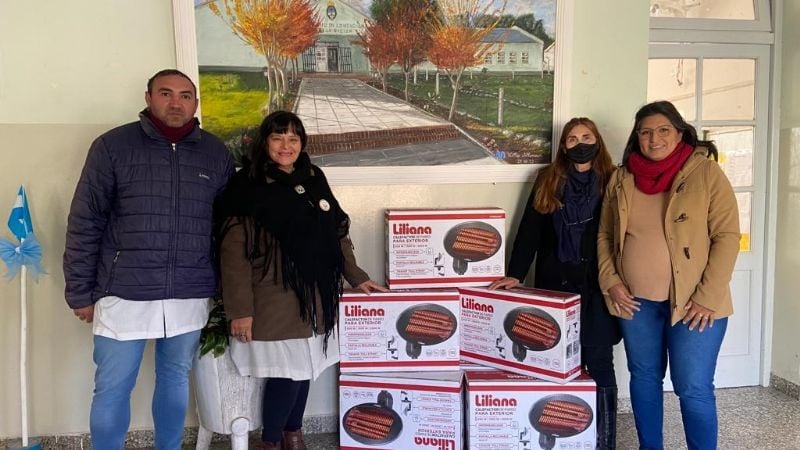 Numerosas entregas a instituciones educativas de Santa María