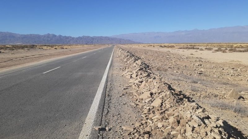 Trabajos de conservación en Ruta Nacional N°40