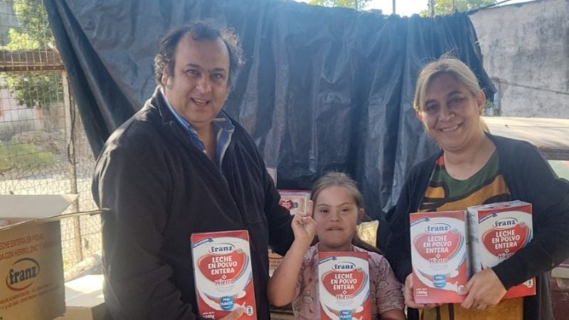 El comedor "Un Niño Feliz" recibió donaciones