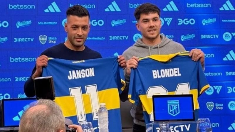 Janson y Blondel y el sueño de jugar la Copa para Boca