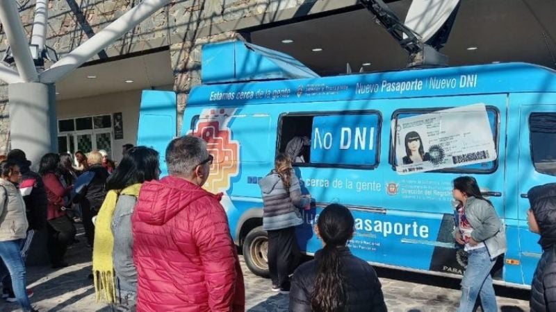 Récord de trámites de DNI y Pasaporte del Registro Civil