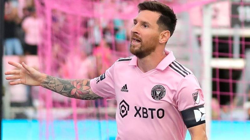 Doblete de Messi, que volvió a brillar en la goleada 4-0 del Inter Miami