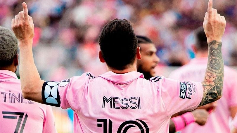 Doblete de Messi, que volvió a brillar en la goleada 4-0 del Inter Miami