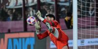 AUGUSTO BATALLA, atajando uno de los penales, que le permitió a San Lorenzo pasar a 8vos. de final de la Copa Argentina.