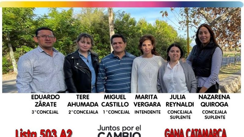 Candidatos de JxC recorrieron Fray Mamerto Esquiú