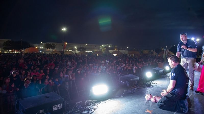 Miles de personas se capacitaron en maniobras de rescate