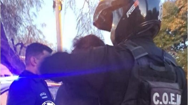 Detuvieron a un hombre de 30 años de edad por violencia de género