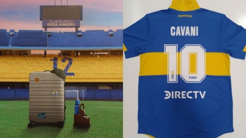 Boca le dio la bienvenida la Edison Cavani
