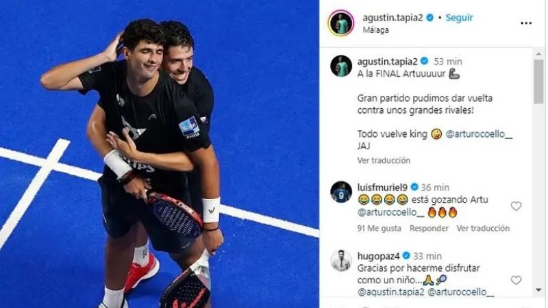 Tapia y Coello a la final, con puntazo del catamarqueño