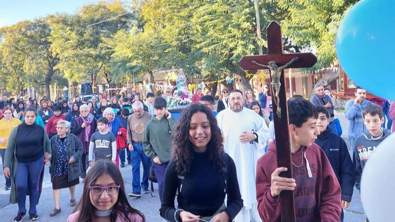 Celebraron a Nuestra Señora del Perpetuo Socorro