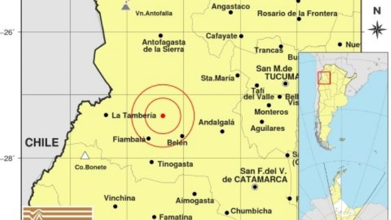 Temblor al mediodía
