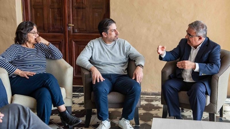 Nicolás Trotta visitó al Gobernador
