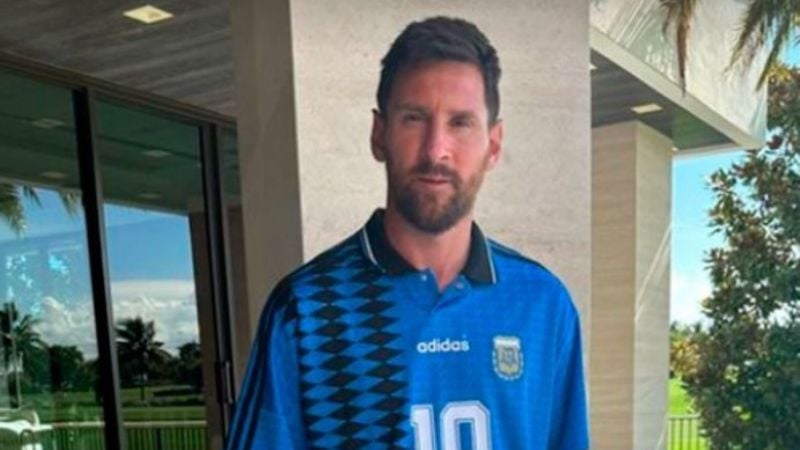 Inesperado homenaje de Messi a Maradona