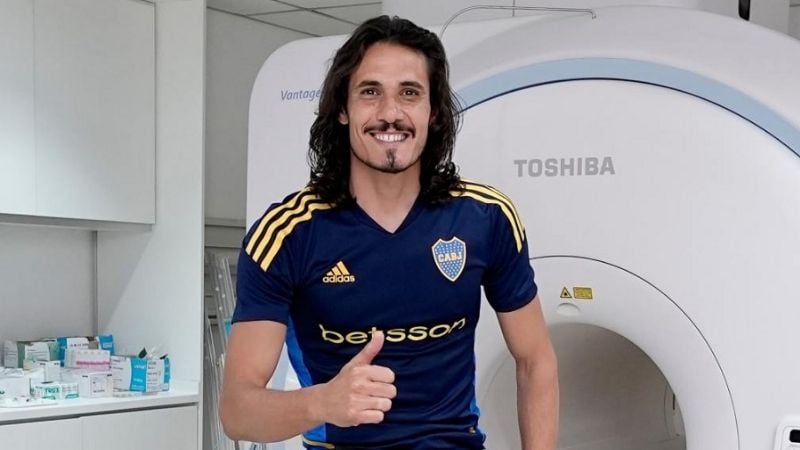 Cavani no descartó jugar el miércoles ante Nacional