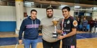 TROFEO para el Campeón, El Auténtico, entregado por el presidente de la Liga Chacarera, CPN Lucas Cisternas.