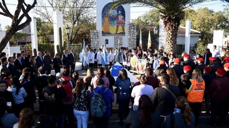 Saadi encabezó los festejos por el cumple la ciudad