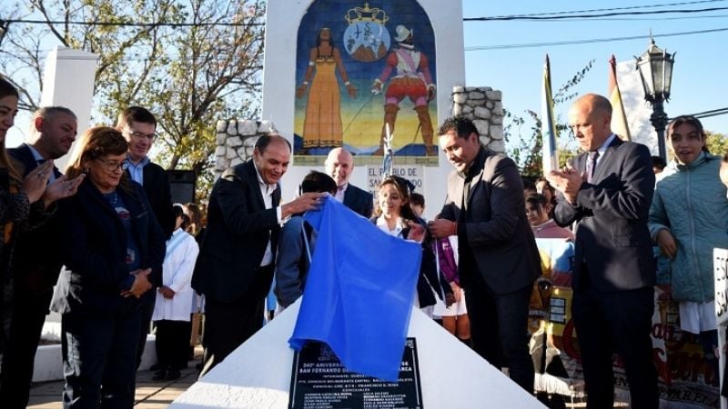 Saadi encabezó los festejos por el cumple la ciudad