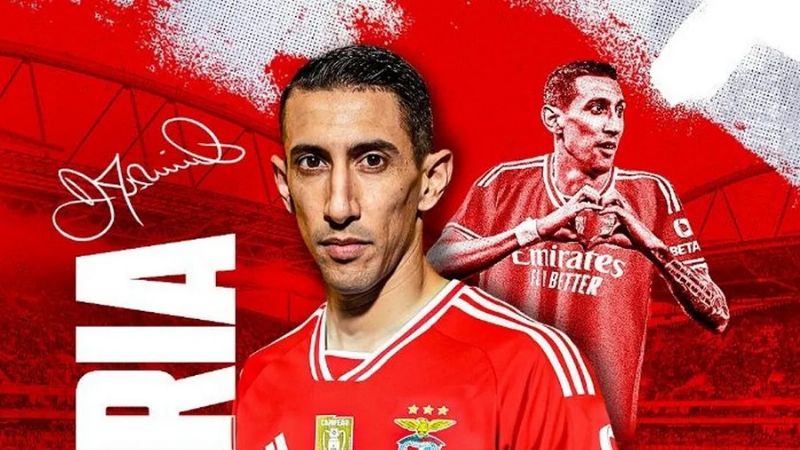 Benfica anunció a Di María como refuerzo estrella