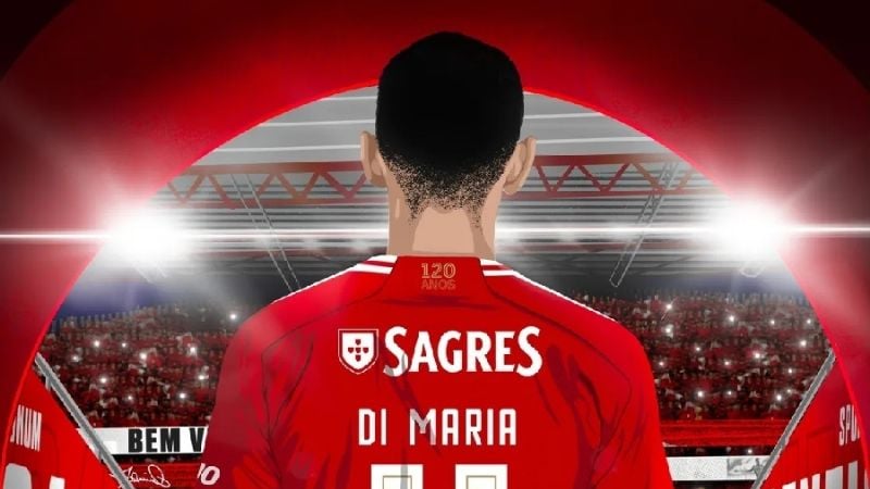 Benfica anunció a Di María como refuerzo estrella