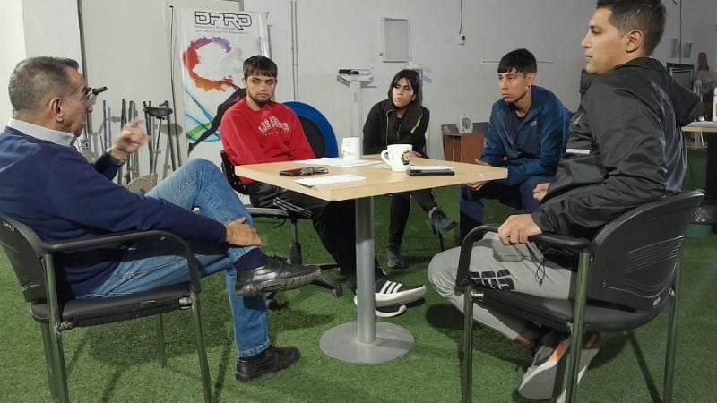 Corzo estuvo en Rendimiento Deportivo