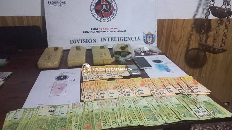 Detuvieron a una narcotraficante de 22 años en Villa Cubas