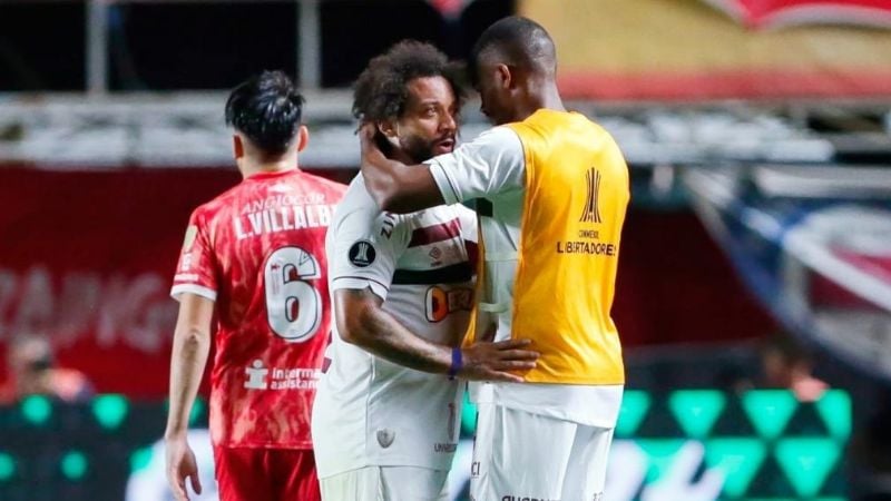 Mensajes solidarios cruzados de Marcelo y Argentinos