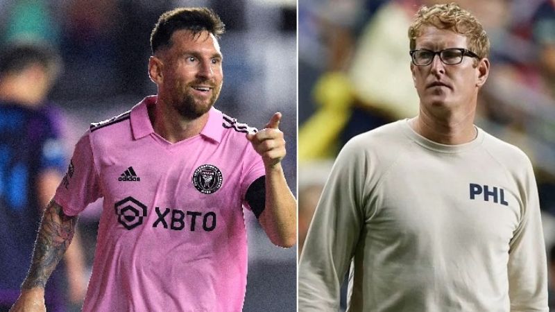 Jim Curtin: "Messi es el mejor de todos los tiempos"