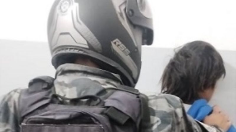 Detenido en una estación de servicio