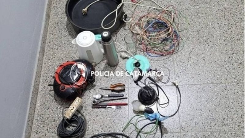 Dejó abandonada una bolsa con elementos robados