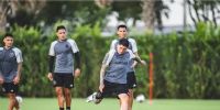 EN LA CANCHA, donde mejor luce, ya se lo vio en los entrenamientos y hoy podría debutar en Inter Miami.