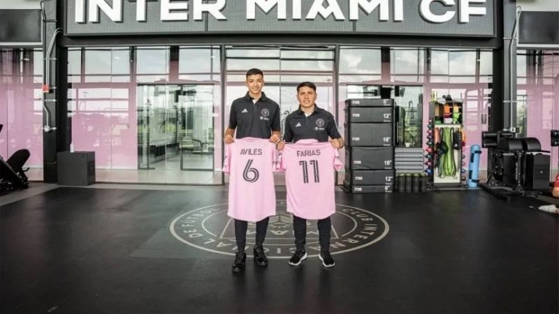 Los argentinos Farías y Avilés ya están en Inter Miami