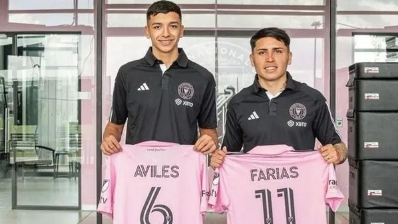 Los argentinos Farías y Avilés ya están en Inter Miami