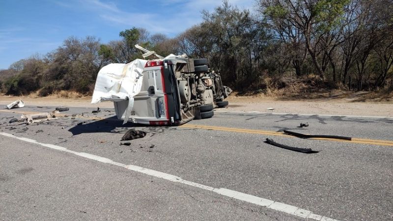Por siniestro vial, transitar con precaución por RN 38