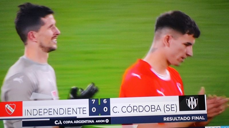 Independiente ganó por penales 7-6 a Central Córdoba