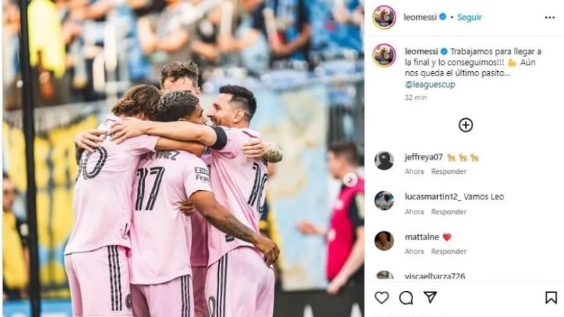 Messi: "Aún nos queda el último pasito..."