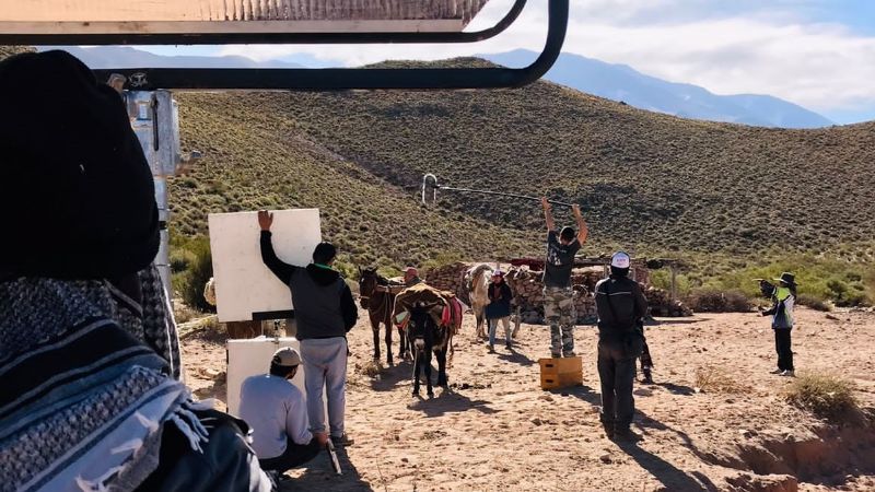 El Cine Móvil llegó a Palo Blanco, en Fiambalá