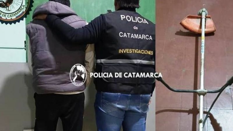 Recuperaron una motoguadaña