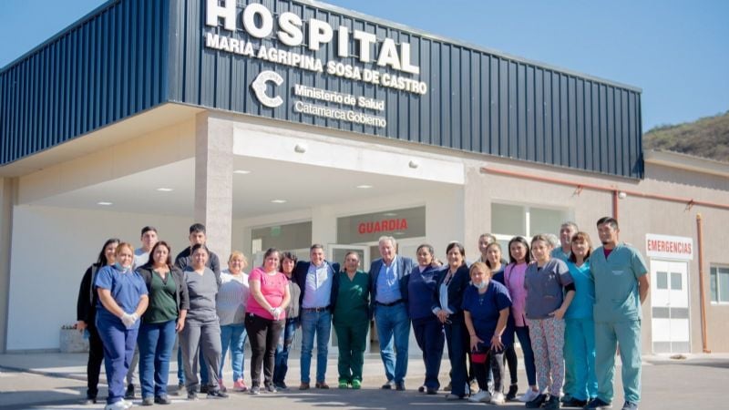 El Vicegobernador visitó el Nuevo Hospital de El Rodeo