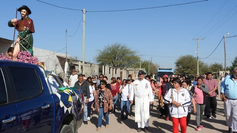 La comunidad parroquial de Recreo celebró a su patrono San Roque
