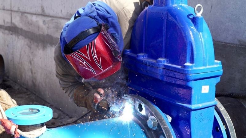 Última etapa de la obra Acueducto y Cisterna Valle Chico