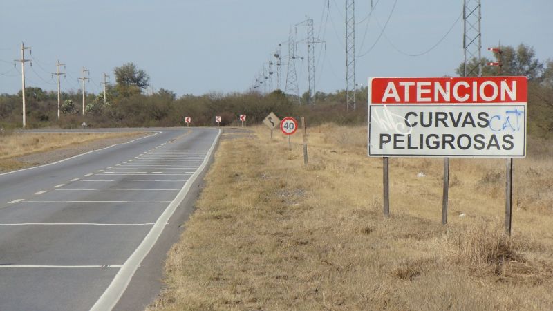 Por obra en construcción, transitar con precaución por ruta nacional 157