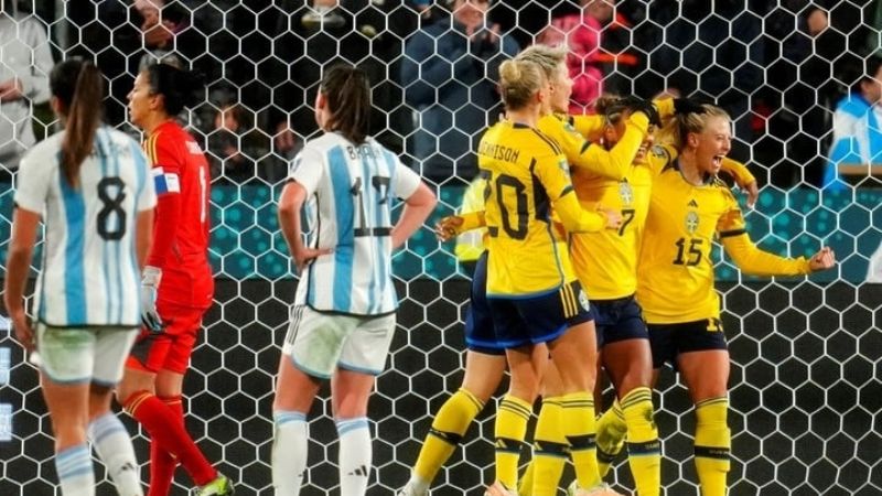 Argentina perdió 2-0 ante Suecia y se despidió del Mundial femenino