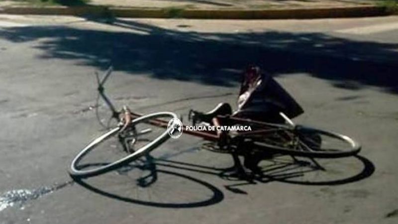 Ciclista lesionado tras ser colisionado por un auto
