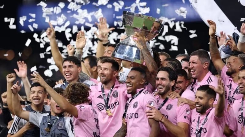 Messi hace historia en EE.UU., campeón con Inter Miami