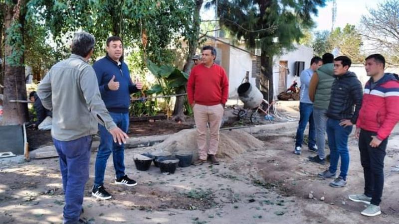 Avanzan las obras de urbanización en Los Altos