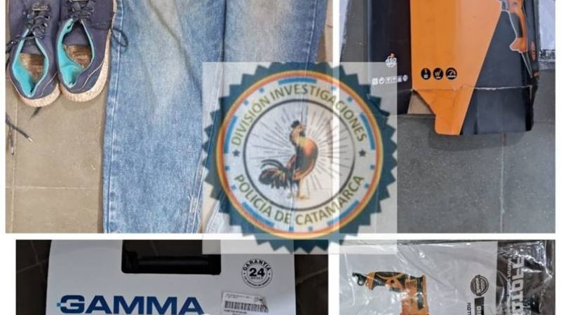 Policías recuperaron gran cantidad de elementos sustraídos