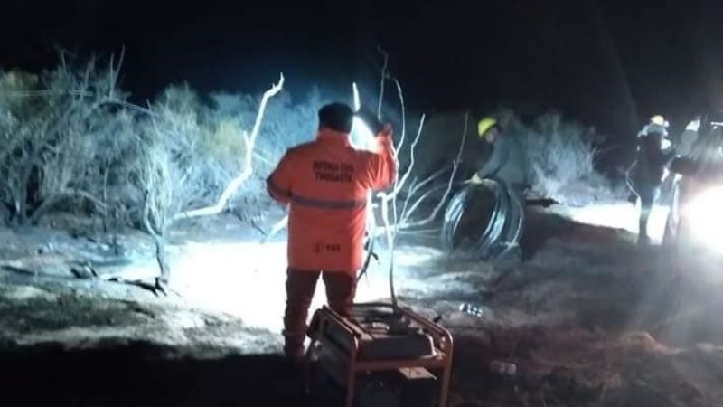 Zonda causó daños en Tinogasta