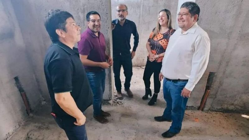 Zenteno y Cisternas recorrieron obras de La Liga Chacarera