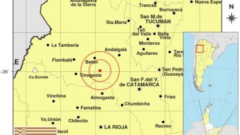 Temblor en el Oeste